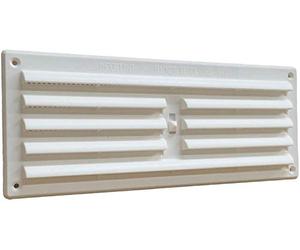 TIMCO Timloc 9x3 Plastic Internal Hit and Miss Grille Vent White White-9x3-Plastic