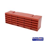 Timco Timloc Airbrick Plastic Terracotta - 215 X 69 X 60mm