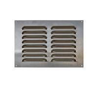TIMCO Timloc Aluminium 9x6 Metal Internal Louvre Grille Vent