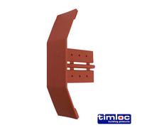 Timco Timloc Ambi-Verge Eaves Starter Terracotta - 155 X 105mm