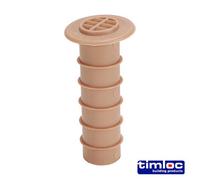Timco Timloc Cavity Wall Drill Vent Buff - 80 (Drill Hole 25mm)