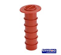 Timco Timloc Cavity Wall Drill Vent Terracotta - 80 (Drill Hole 25mm) (50Pcs)