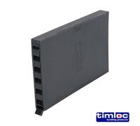 Timco Timloc Cavity Wall Weep Vent Blue / Black - 65 X 10 X 100mm (50Pcs)
