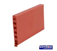 Timco Timloc Cavity Wall Weep Vent Terracotta - 65 X 10 X 100mm