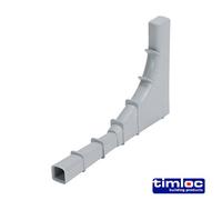 Timco Timloc Invisiweep Wall Weep Grey - 65 X 10 X 102mm