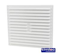 Timco Timloc Louvre Grille Vent White - 242 X 242mm