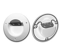 TIMCO Timloc Rad Recessed Radiator Pipe Guide and Seal-White