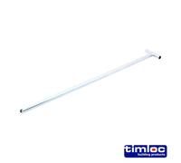 Timco - Timloc Slotted Loft Door Operating Metal Pole (Size 600mm - 1 Each)