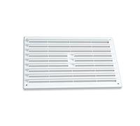 TIMCO Timloc White 9x6 Plastic Internal Louvre Grille Vent