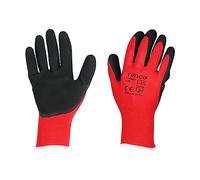 Timco - Toughlight Grip Gloves - Sandy Latex Coated Polyester (Size Large - 1 Each)