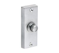 Timco Traditional Door Bell Push - Satin Chrome TIMpac 1 200891P
