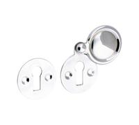 Timco Traditional Escutcheon Pair - Polished Chrome