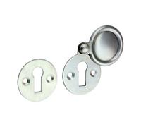 Timco Traditional Escutcheon Pair - Satin Chrome