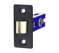 Timco Tubular Latch Matt Black - 67 Case / 45 Backset