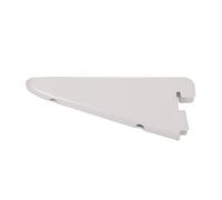 Timco - Twin Slot Shelf Bracket - White (Size 120mm - 1 Each)