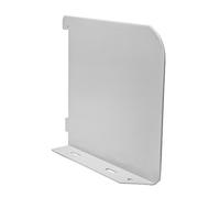 Timco - Twin Slot Shelf End - White (Size 150mm - 1 Each)