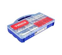 TIMCO Twin-Thread Mixed Tray Woodscrew - Zinc - Mixed Sizes - Box of 1140