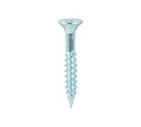 Timco Twin-Threaded Countersunk Silver Woodscrews - 12 X 1 1/2 (200Pcs)