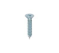 Timco Twin-Threaded Countersunk Silver Woodscrews - 4 X 5/8 (200Pcs)