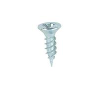 Timco Twin-Threaded Countersunk Silver Woodscrews - 6 X 1/2 (200Pcs)