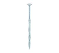 TIMCO Twin-Threaded Woodscrews - PZ - Double Countersunk - 10 x 4 - Zinc Plated - Box of 100