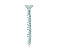TIMCO Twin-Threaded Woodscrews - PZ - Double Countersunk - 7 x 1 1/2 - Zinc Plated - Box of 200