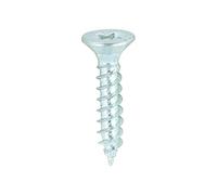 TIMCO Twin-Threaded Woodscrews - PZ - Double Countersunk - 7 x 3/4 - Zinc Plated - Box of 200