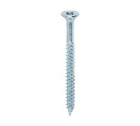 TIMCO Twin-Threaded Woodscrews - PZ - Double Countersunk - 8 x 2 - Zinc Plated - Box of 200