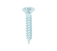 Timco Twin-Threaded Woodscrews - PZ - Double Countersunk - Zinc in Silver Timco Silver