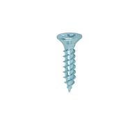 Timco Twin-Threaded Woodscrews - PZ - Double Countersunk - Zinc in Silver Timco Silver