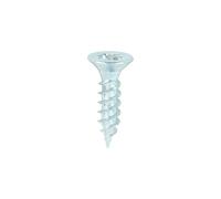 Timco Twin-Threaded Woodscrews - PZ - Double Countersunk - Zinc in Silver Timco Silver