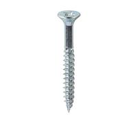Timco Twin-Threaded Woodscrews - PZ - Double Countersunk - Zinc in Silver Timco Silver