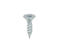 Timco Twin-Threaded Woodscrews - PZ - Double Countersunk - Zinc in Silver Timco Silver