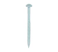 Timco Twin-Threaded Woodscrews - PZ - Round - Zinc in Silver Timco Silver