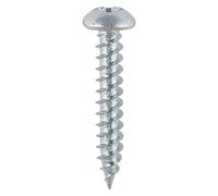 Timco Twin-Threaded Woodscrews - PZ - Round - Zinc in Silver Timco Silver