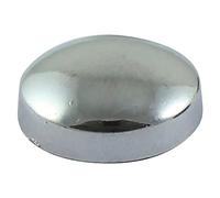 TIMCO Two Piece Screw Caps Chrome - To fit 3.5 to 4.2 Screw