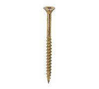 TIMco TX30 C2 Clamp-Fix Multi-Purpose Screws 6.0 x 80mm CSK (Box of 200) - Yellow