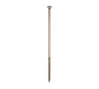 TIMco TX40 C2 Clamp-Fix Multi-Purpose Screws 8.0 x 250mm CSK (Box of 50) Yellow