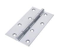 Timco Uncranked Butt Hinges (5050) Steel Silver - 127 X 65
