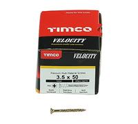 TIMCO Velocity Premium Multi-Use Countersunk Gold Woodscrews - 3.5 x 50 - Box of 200