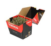 Timco - Velocity Premium Multi-Use Screws - Pz - Double Countersunk - Yellow (Size 4.0 X 40 - 1000 Pieces)