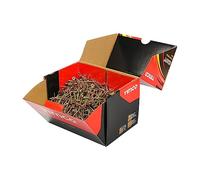 Timco - Velocity Premium Multi-Use Screws - PZ - Double Countersunk - Yellow (Size 4.0 x 50-1000 Pieces)