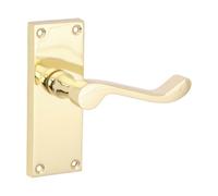 Timco Victorian Scroll Lever Latch Handle 114mm X 42mm