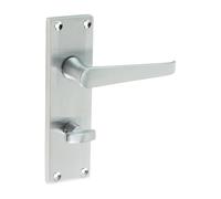 Timco Victorian Straight Bathroom Handles - Satin Chrome Blister Pack 1 200639