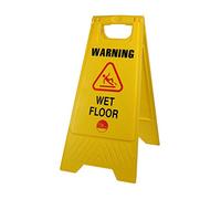 TIMCO Warning Wet Floor A-Frame Safety Sign - 610 X 300 X 30