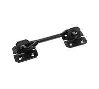 Timco WCH6BB Cabin Hooks - Wire Pattern - Black 6in Plain Bag 1