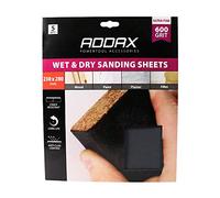 TIMCO Wet & Dry Sanding Sheets 600 Grit Black - 230 x 280mm