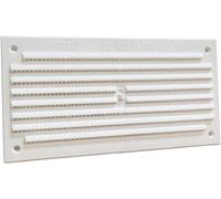 TIMCO White Timloc 6x3 Plastic Internal Hit and Miss Louvre Mini Vent