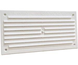 TIMCO White Timloc 6x3 Plastic Internal Hit and Miss Louvre Mini Vent