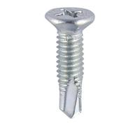 Timco Window Fabrication Screws Countersunk Facet Ph Metric Thread Self-Drilling Point Zinc - M4 X 19